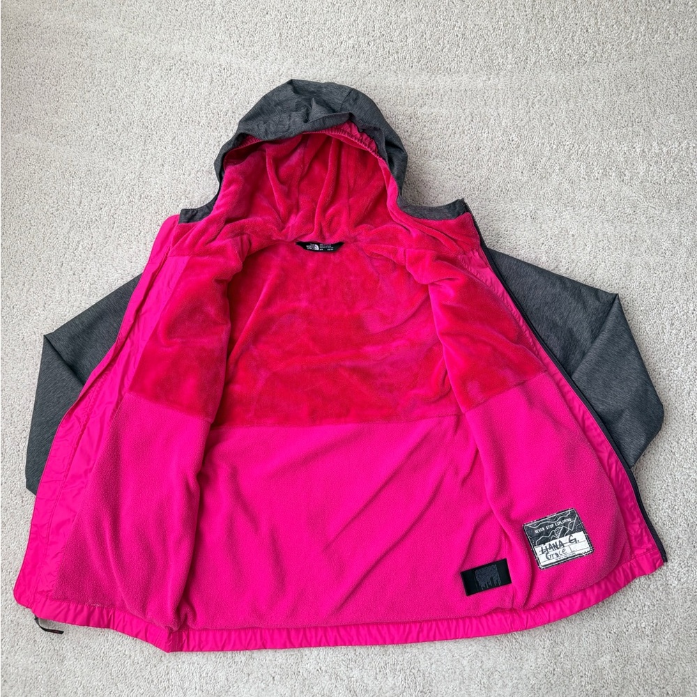 The North Face Fuchsia and Charcoal Jacket - Picture 8 of 14